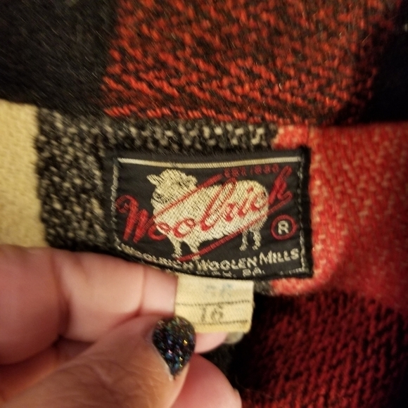 Vintage 1940s Woolrich Plaid Wool Jacket - Picture 4 of 7